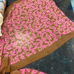 Louis Vuitton scarf rare Paris edition